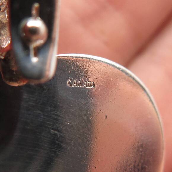 925 Sterling Silver Vintage Canada David Sigal Heart Pendant - Picture 5 of 6